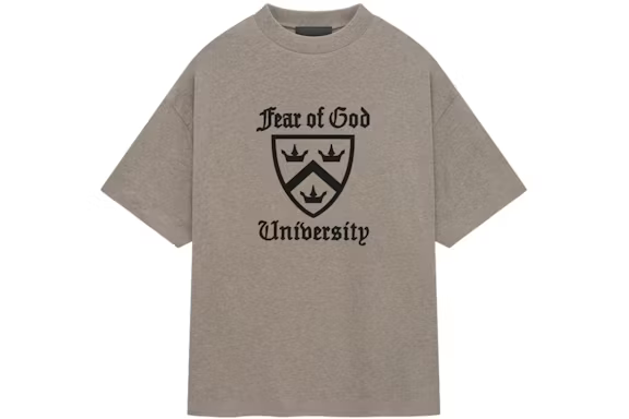 Fear of God Essentials Heavy Crewneck Tee Heather Gray
