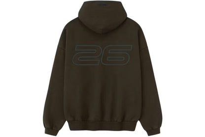 Fear of God Essentials Heavy Fleece 90's Hoodie Brown