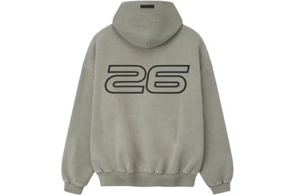 Fear of God Essentials Heavy Fleece 90's Hoodie Smoke Grey
