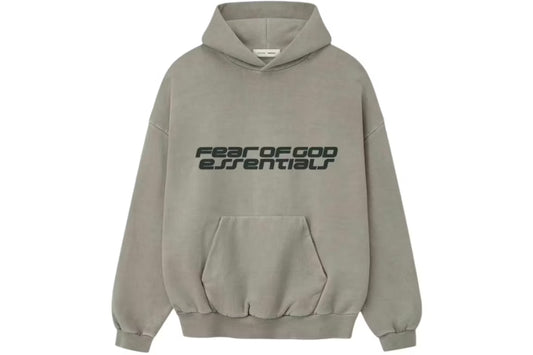 Fear of God Essentials Heavy Fleece 90's Hoodie Smoke Grey