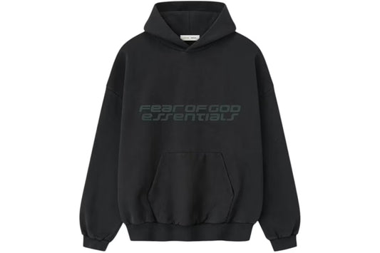 Fear of God Essentials Heavy Fleece 90's Hoodie Vintage Black