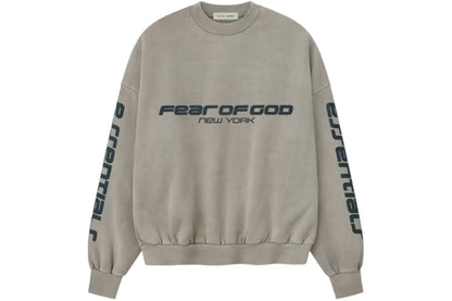 Fear of God Essentials Heavy Fleece Cropped Relaxed Sweatshirt Smoke Grey