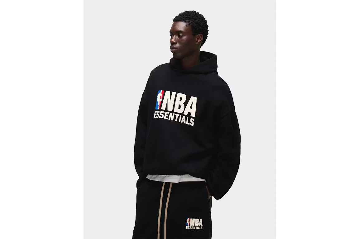 Fear of God Essentials NBA Hoodie Black