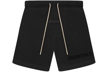 Fear of God Essentials Cream Drawstring Sweatshort Jet Black