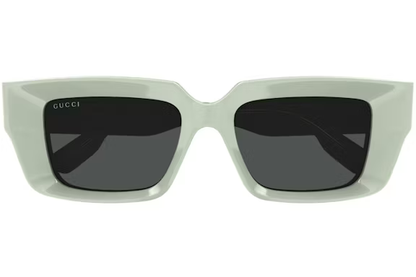 Gucci Rectangle Sunglasses Pastel Green/Grey