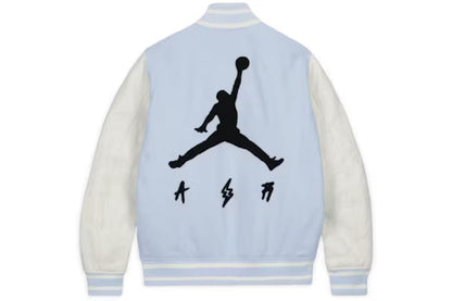 Jordan x J Balvin Varsity Jacket White/Blue
