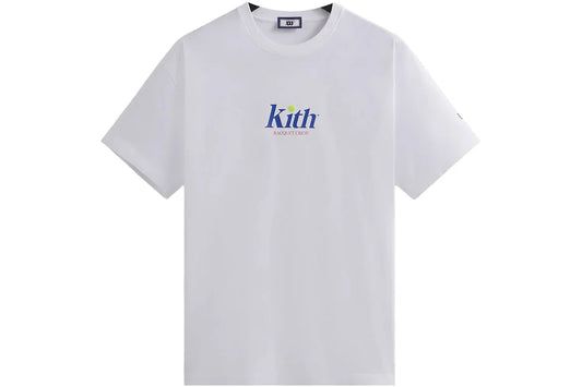 Kith Wilson Racquet Crew Logo Vintage Tee White