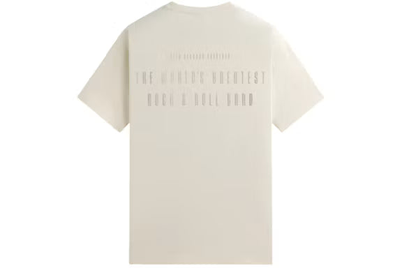 Kith x The Rolling Stones Monogram Tongue Tee Sandrift
