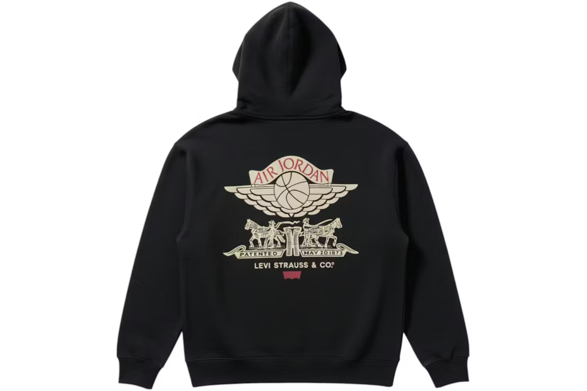 Nike Jordan x Levi's Full Zip Hoodie Black
