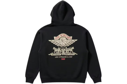 Nike Jordan x Levi's Full Zip Hoodie Black