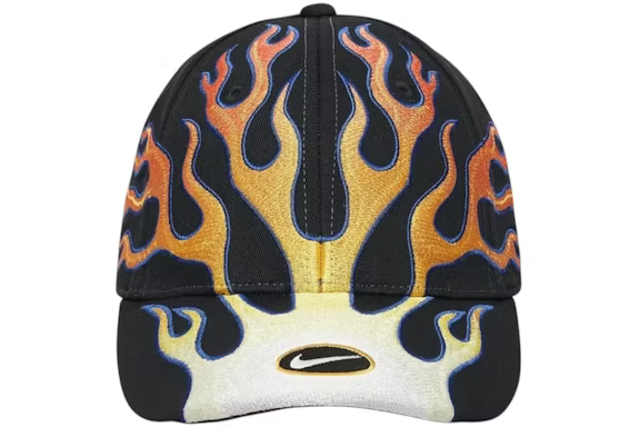 Flame Club Cap Black