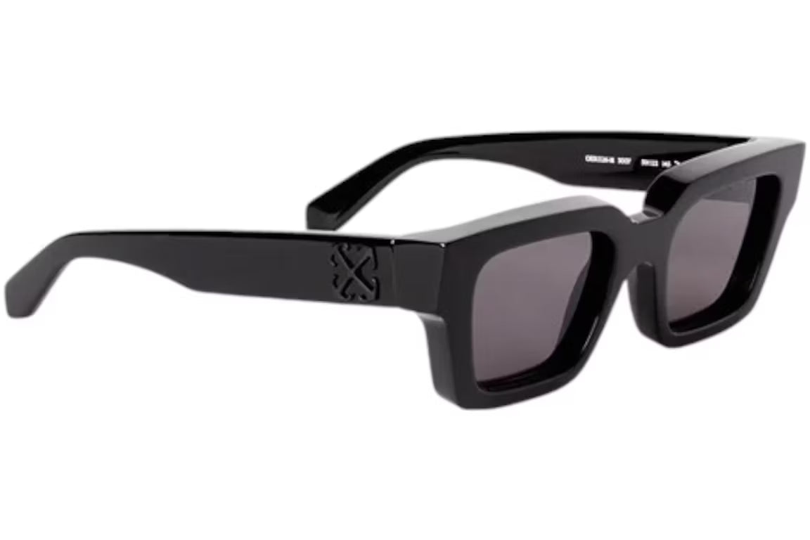 Off White Virgil Sunglasses Black Dark Grey