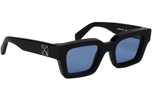Off White Virgil Arrows Acetate Square Sunglasses Black