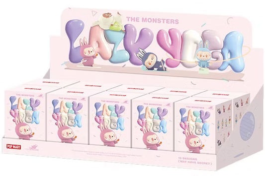 Pop Mart Labubu The Monsters Lazy Yoga Series Figures Sealed Case(1 unidad)