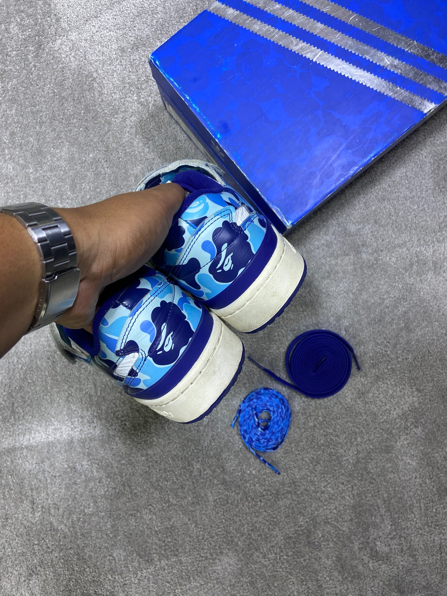 Forum 84 Bape 30th Camo Blue