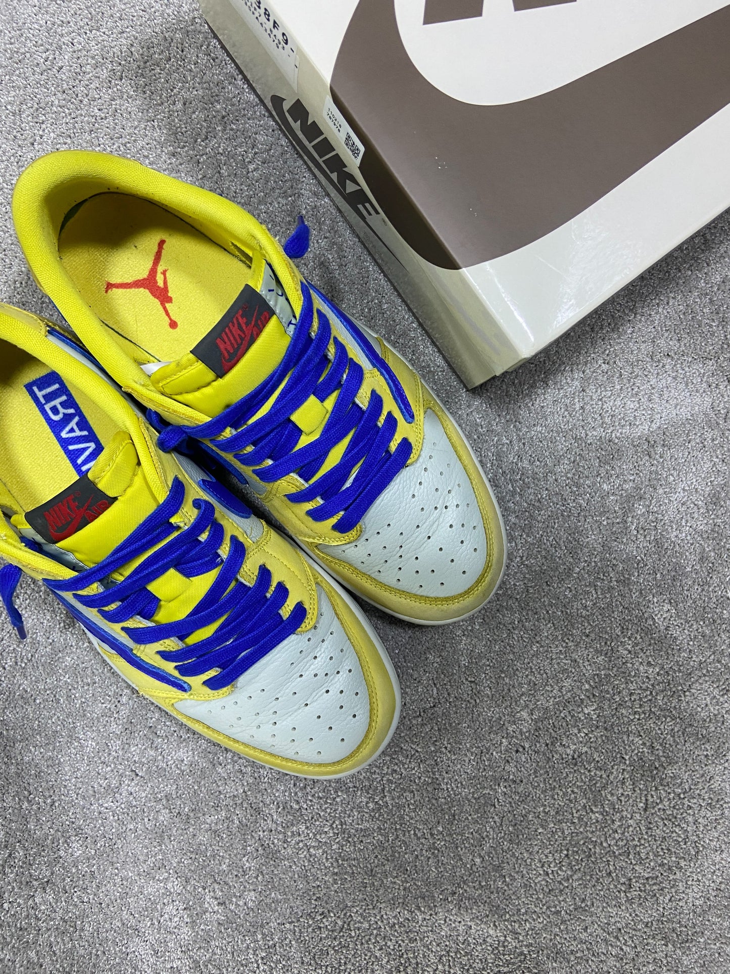 Jordan 1 Low Travis Scott Canary Yellow