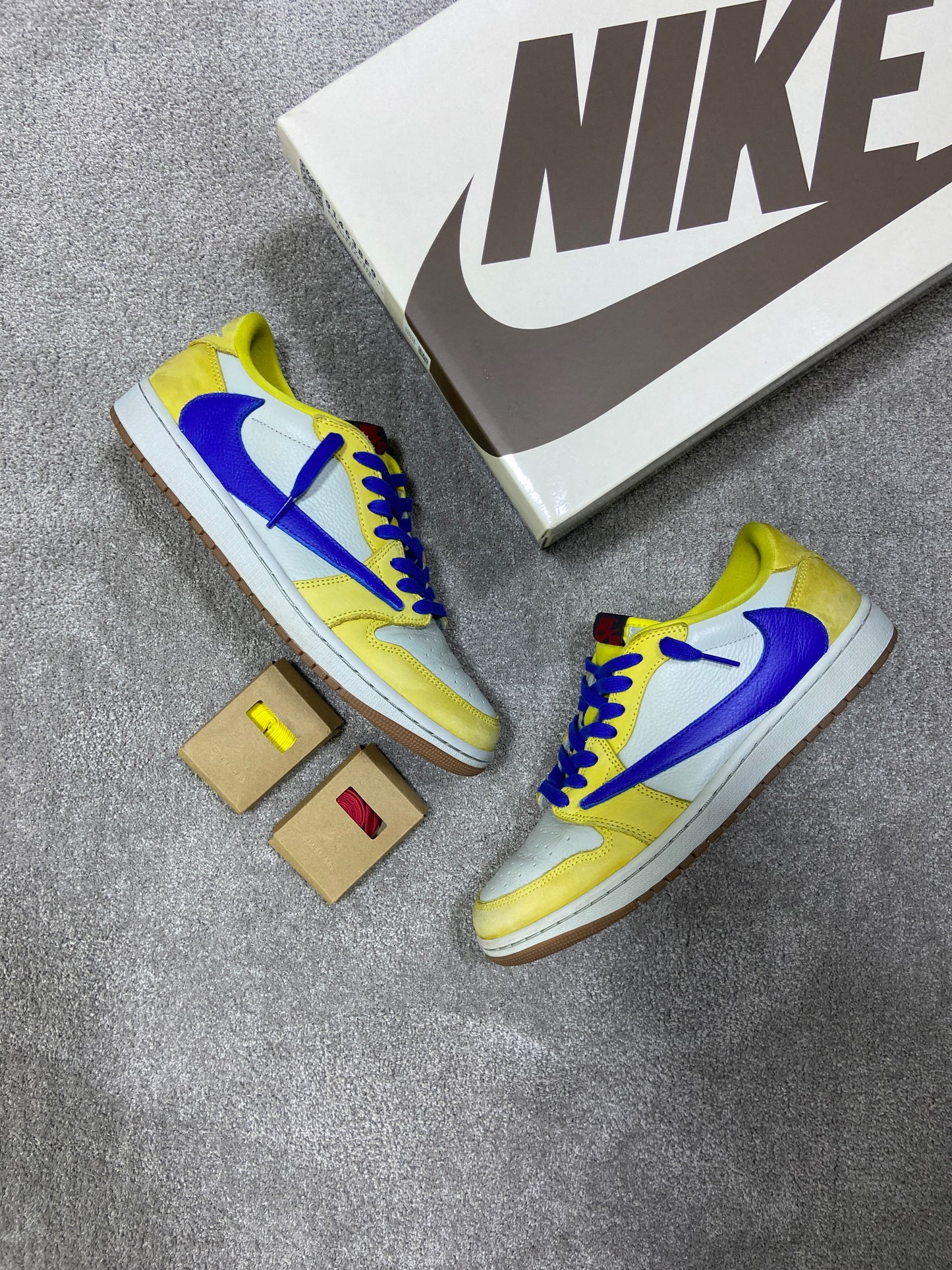 Jordan 1 Low Travis Scott Canary Yellow
