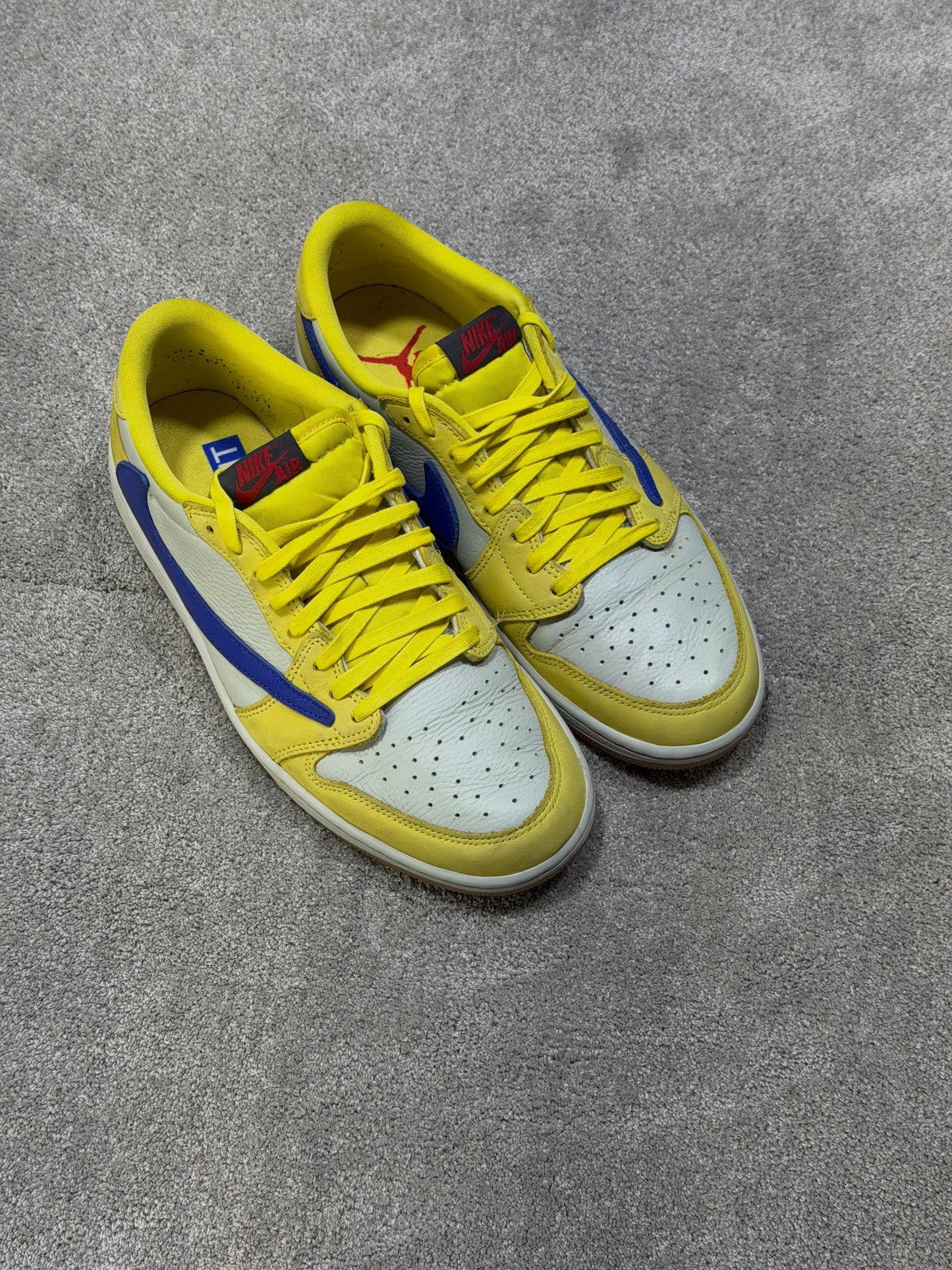 Jordan 1 Low Travis Scott Canary