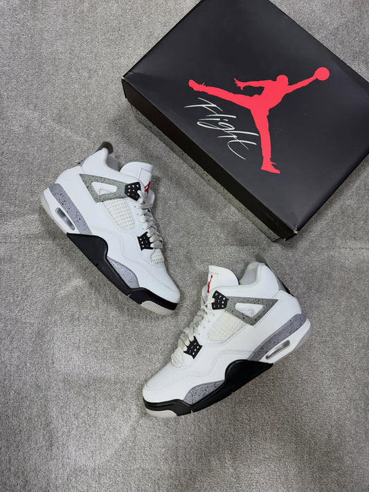 Jordan 4 White Cement