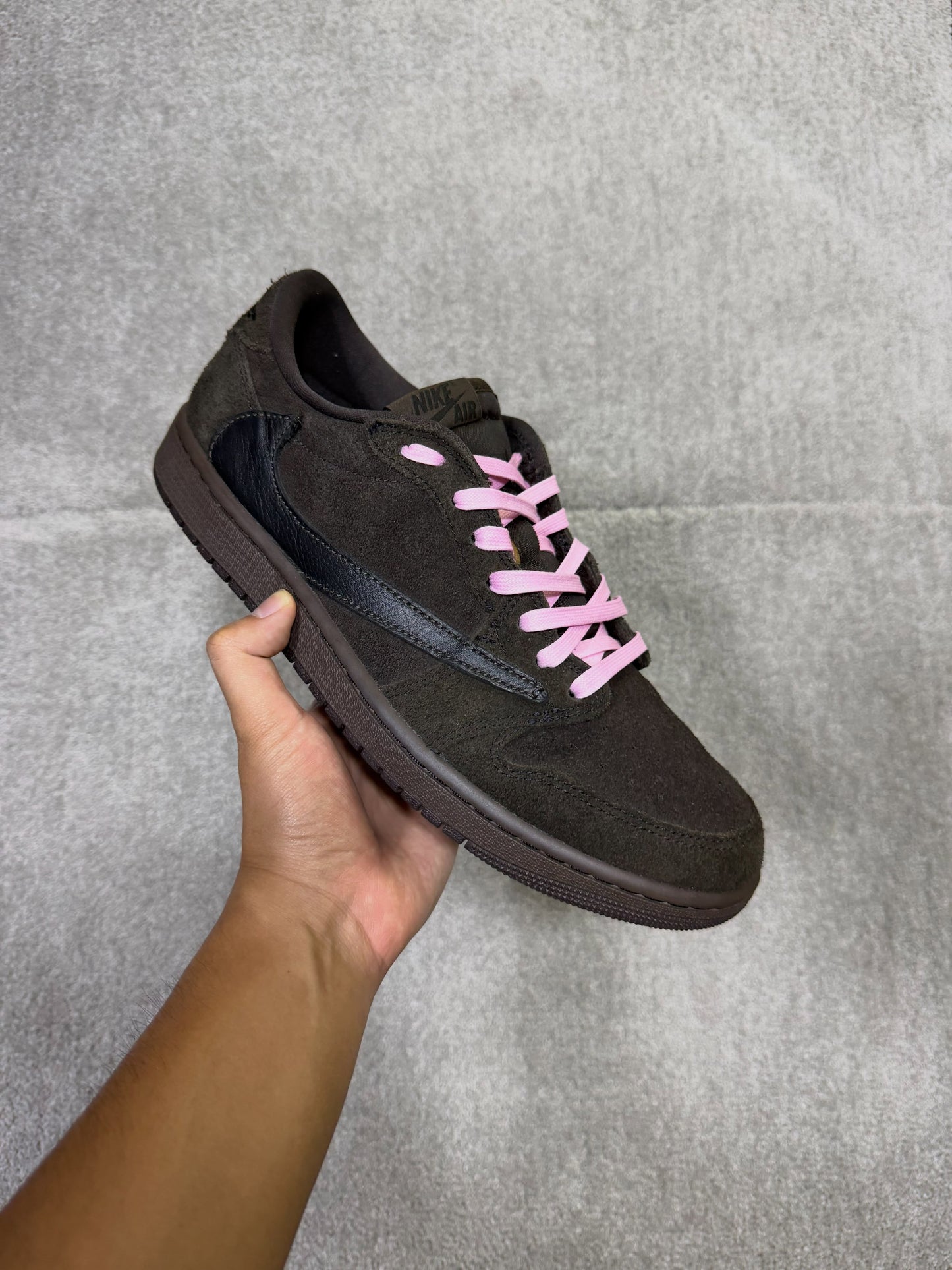 Jordan 1 Low Travis Velvet Brown