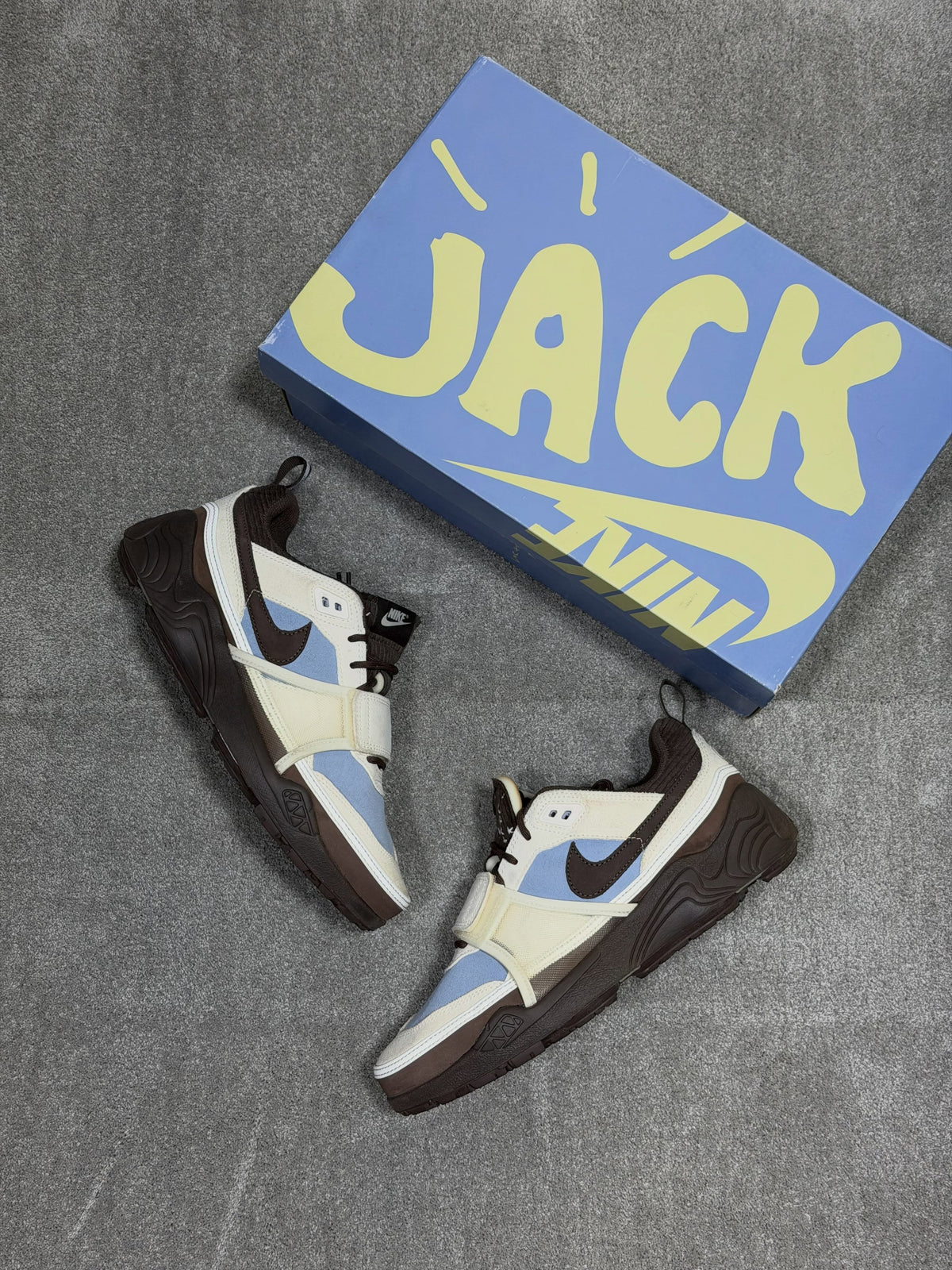 Nike Zoom Field Jaxx Travis Scott Leche Blue