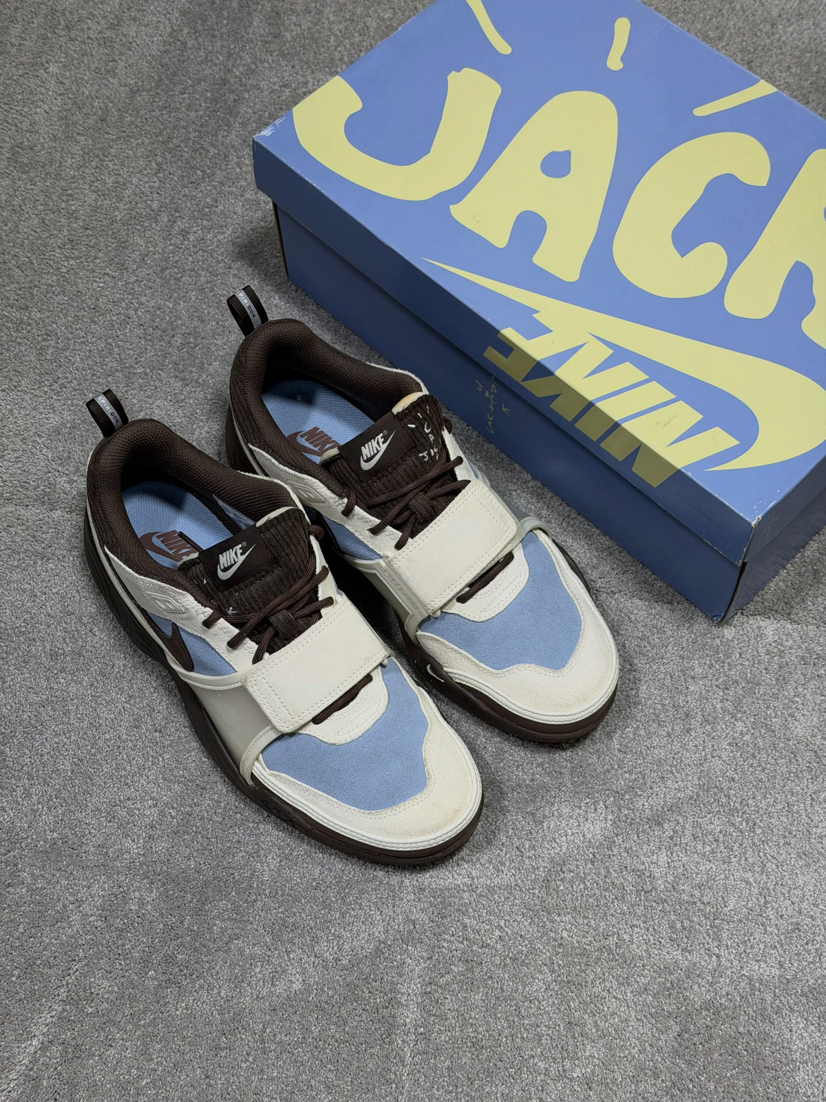 Nike Zoom Field Jaxx Travis Scott Leche Blue