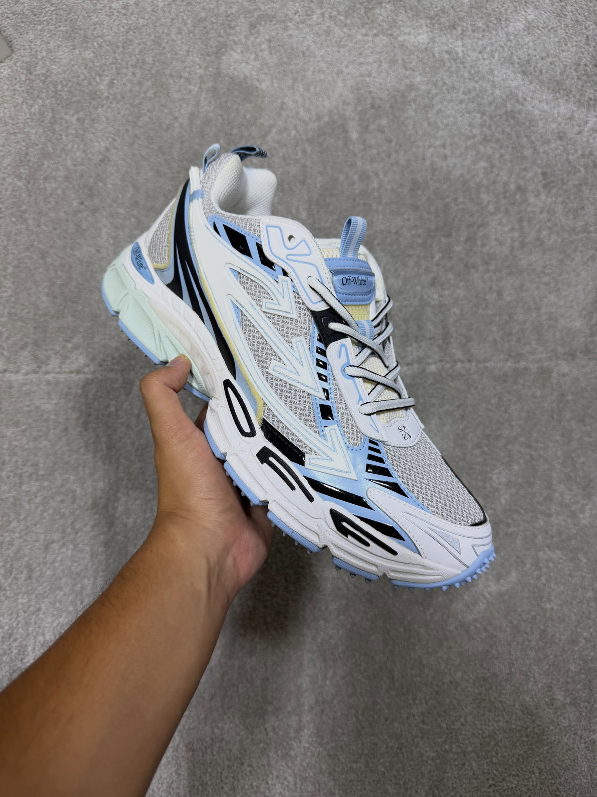 Off white Be Right Back White Light Blue