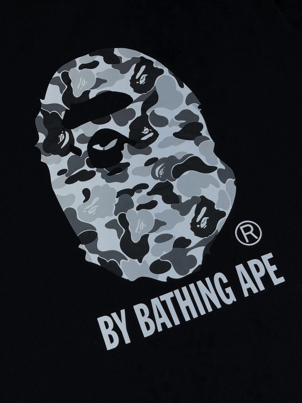 Polo Bape ABC Camo Black Grey