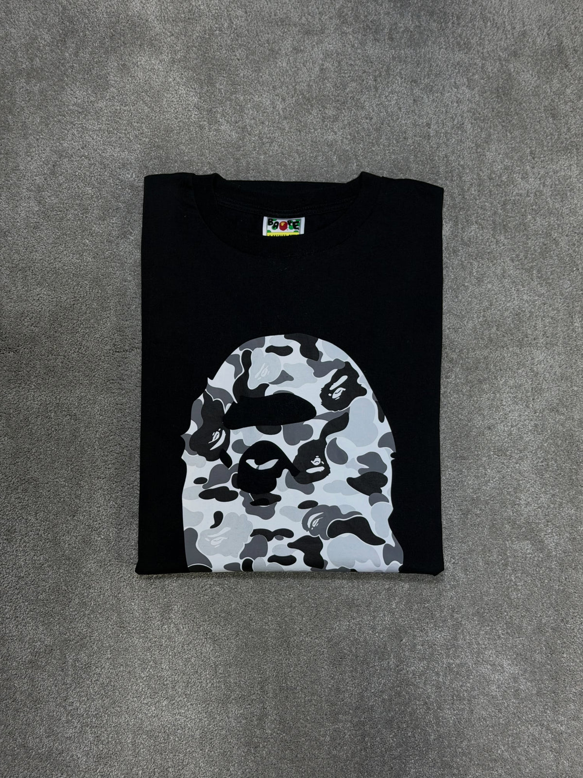 Polo Bape ABC Camo Black Grey