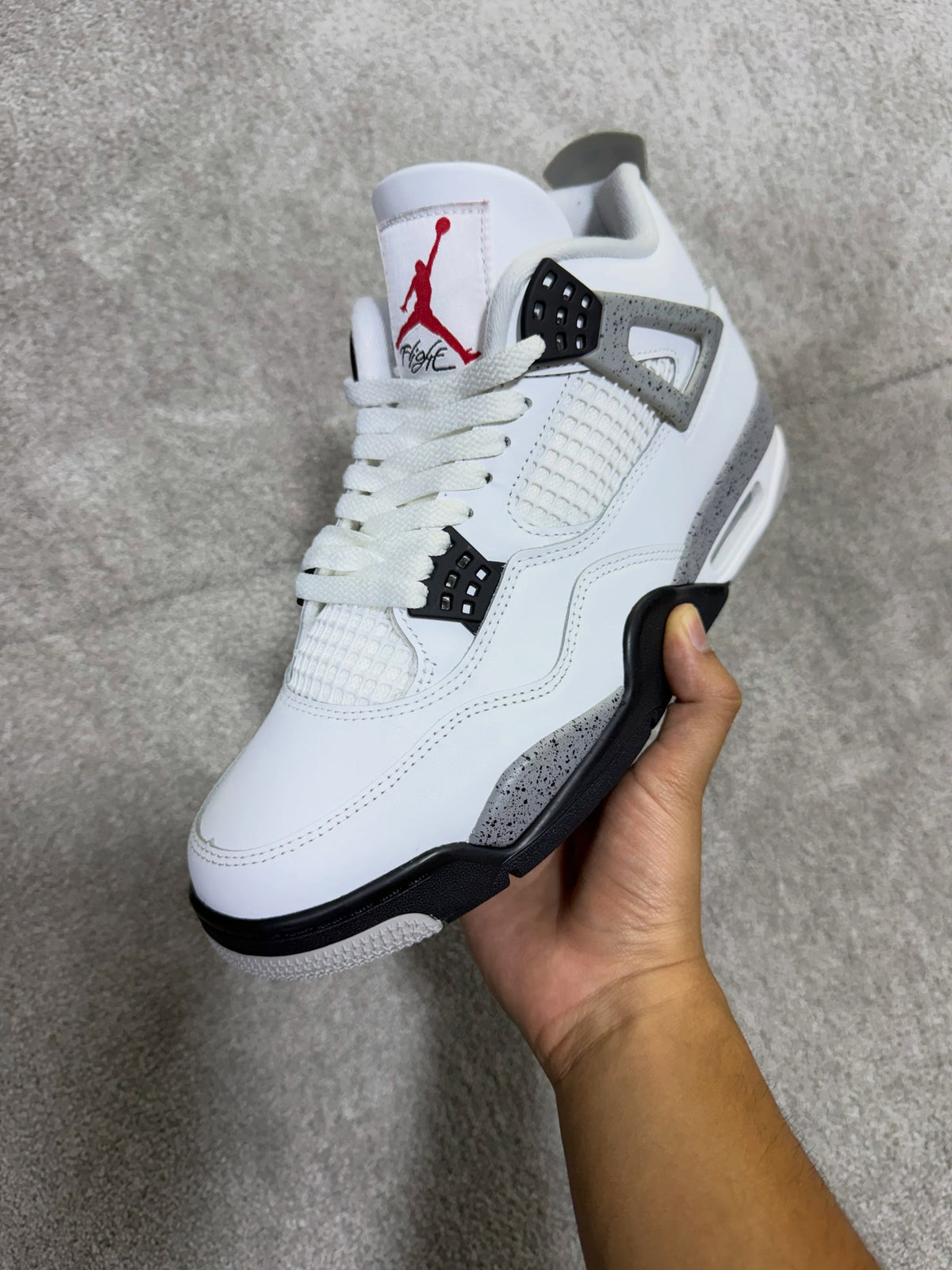Jordan 4 White Cement