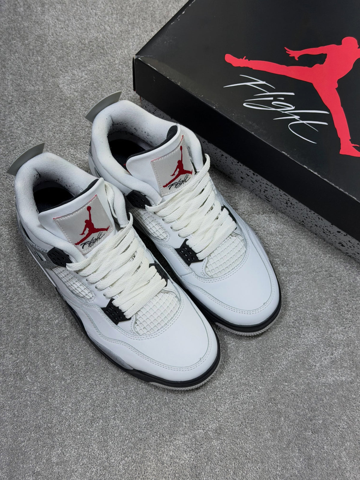 Jordan 4 White Cement