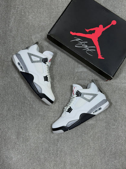 Jordan 4 White Cement