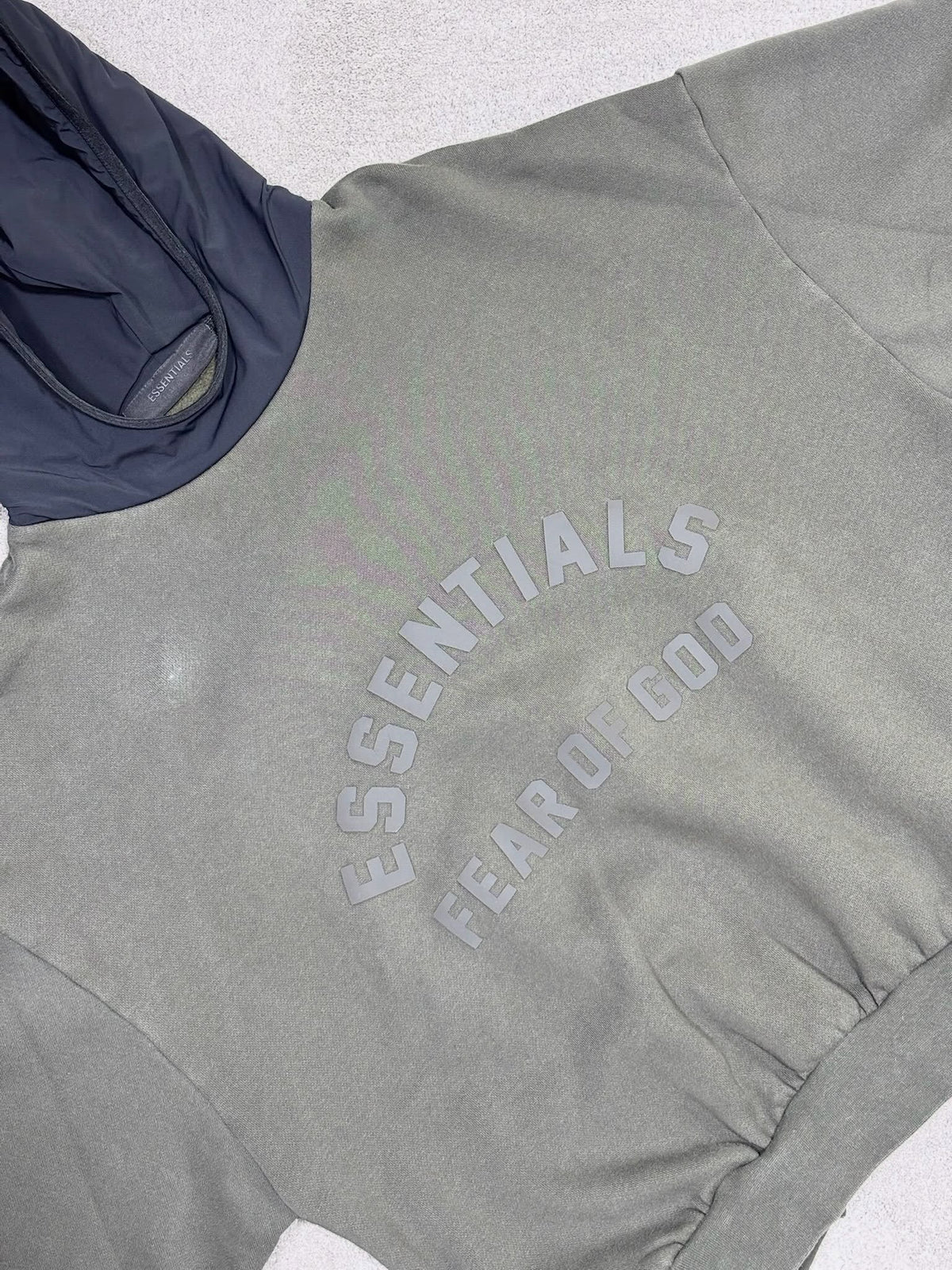 FOG Essentials Nylon Fleece Hoodie Heather Wood