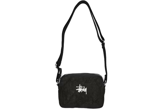 Stussy Canvas Side Pouch Washed Black