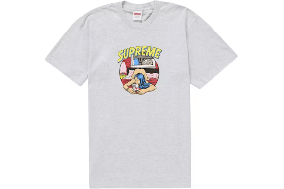 Supreme Bedroom Tee Ash Grey