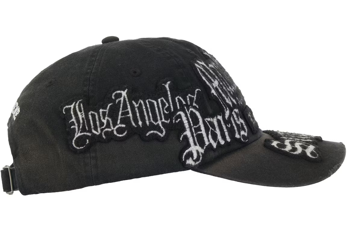 Supreme City Patches 6-Panel Hat Black