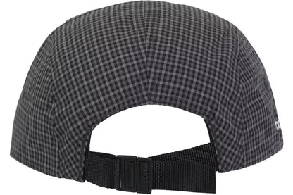 Supreme Cordura Plaid Camp Cap Black