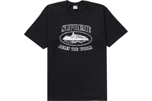 Supreme Corteiz Rules The World Tee Black