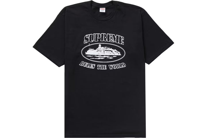 Supreme Corteiz Rules The World Tee Black