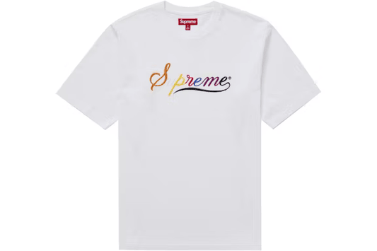 Supreme Cursive S/S Top White