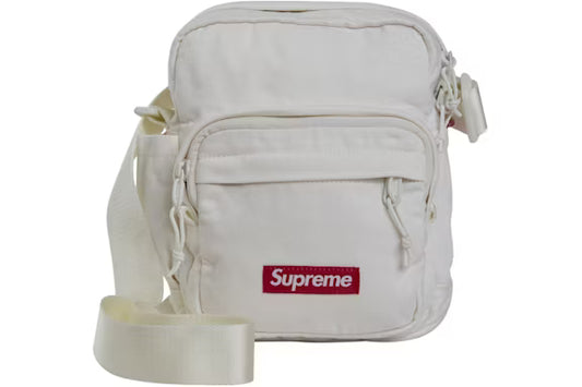Supreme Denim Shoulder Bag White