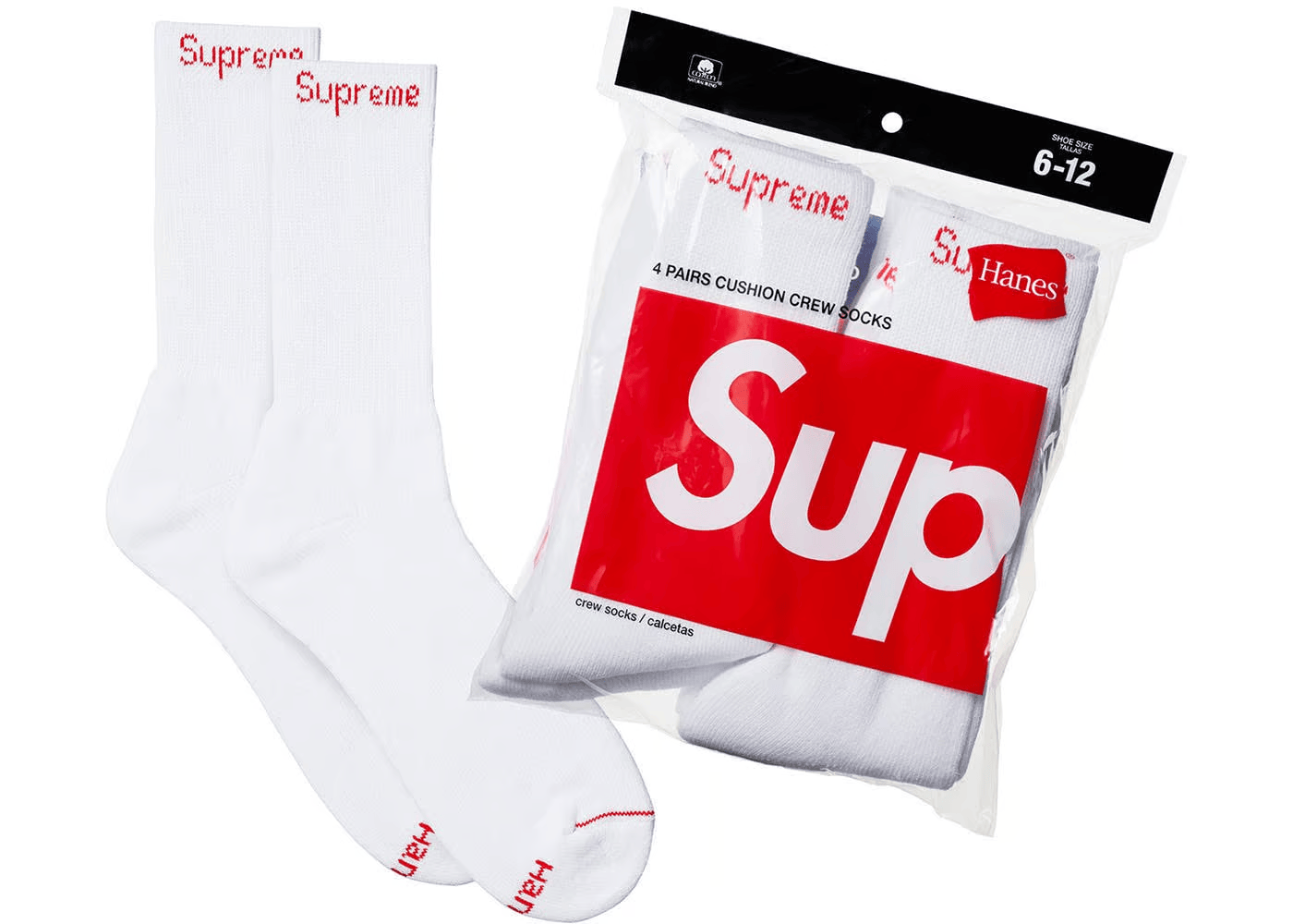 Socks Supreme White