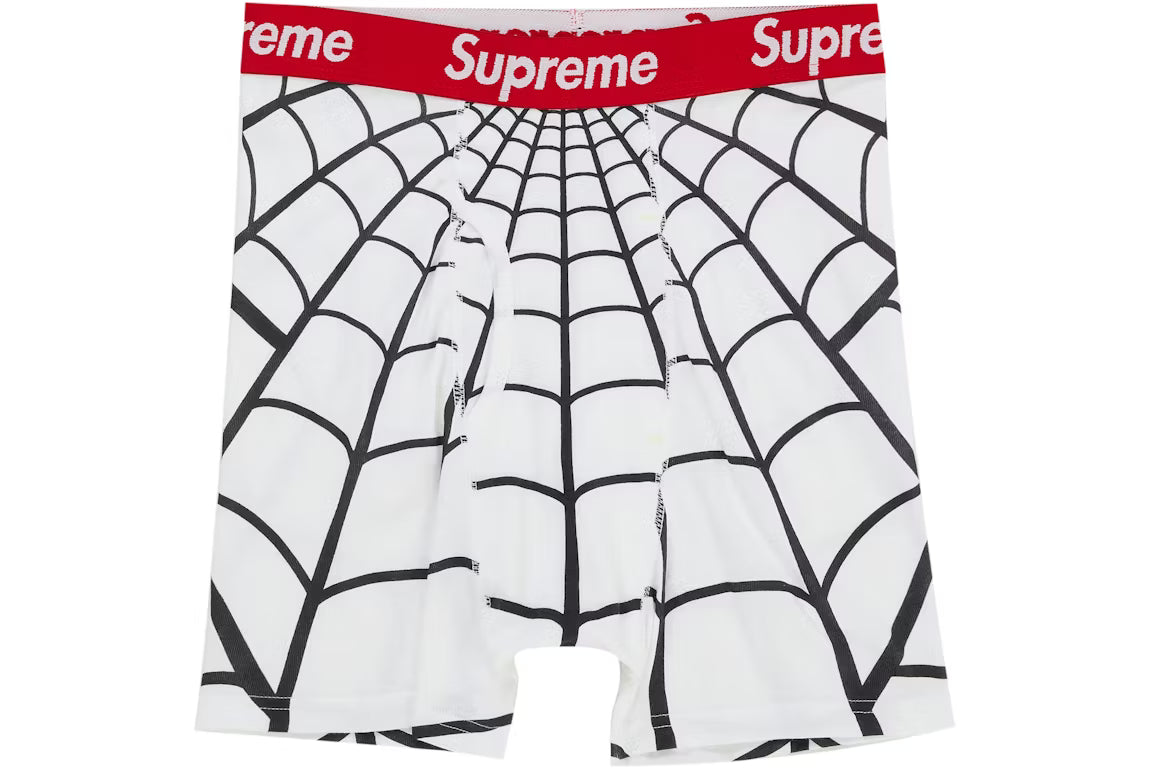 Supreme Hanes Spider-Man Boxer Briefs White