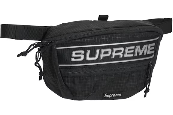 Supreme Logo Waist Bag Black