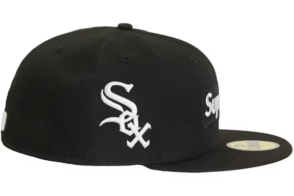 Supreme MLB Teams Chicago Box Logo New Era 59Fifty Fitted Cap Black