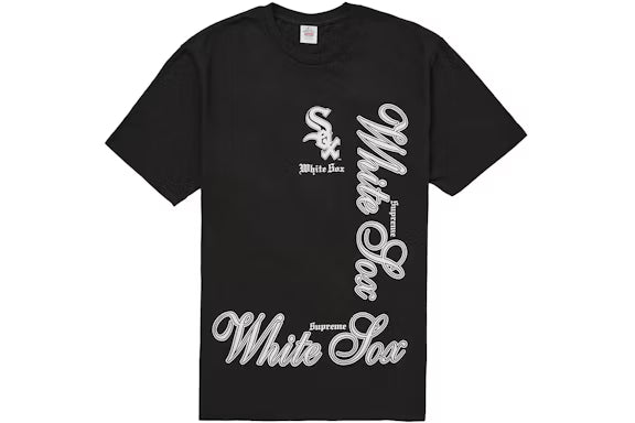 Supreme MLB Teams Sox Tee Black