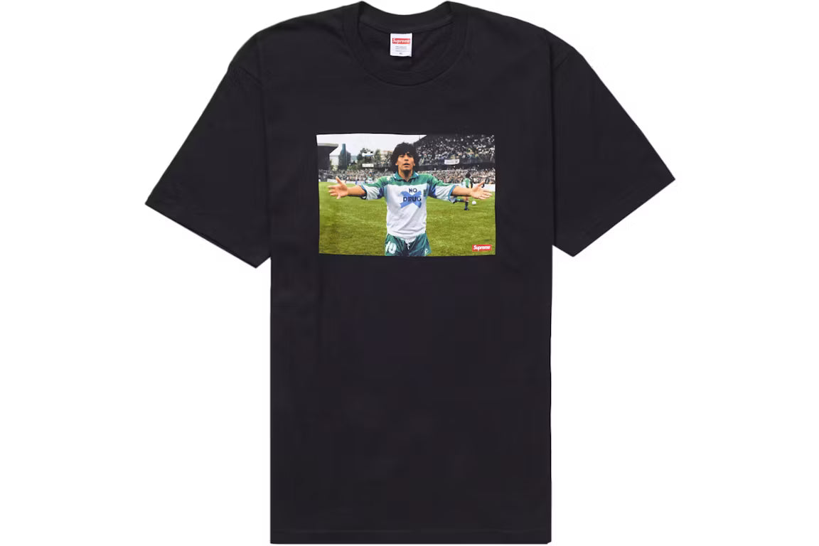 Supreme Maradona Tee Black