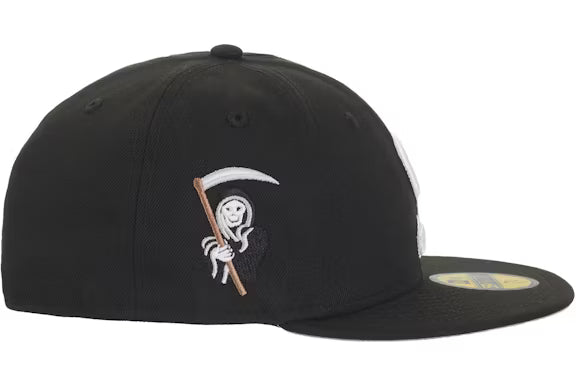 Supreme New Era Reaper S Logo 59Fifty Fitted Hat Black