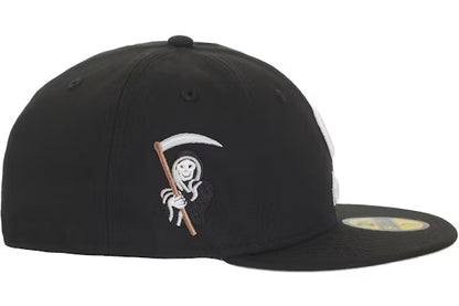 Supreme New Era Reaper S Logo 59Fifty Fitted Hat Black