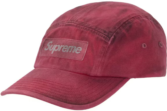 Supreme Overdyed Camp Cap Red